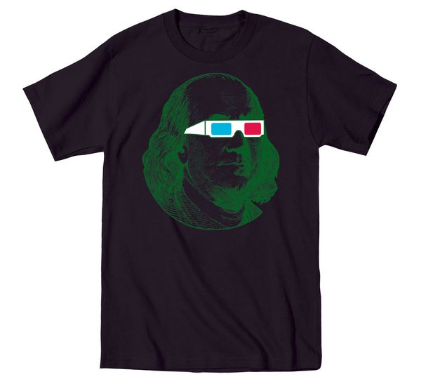 2019 men fashion funny brand clothing money bags ben funny cool 80's party president retro glasses design t-shirt