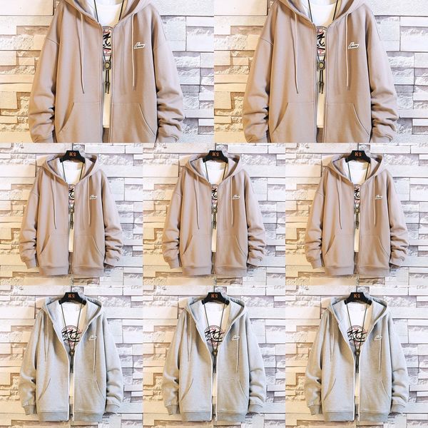 2020 men's spring and autumn korean style trendy hooded sweater jacket sweater loose handsome coat casual sports jacket men's clot, Black
2020 men's spring and autumn korean style trendy hooded sweater jacket sweater loose handsome coat casual sports jacket men's clot, Black