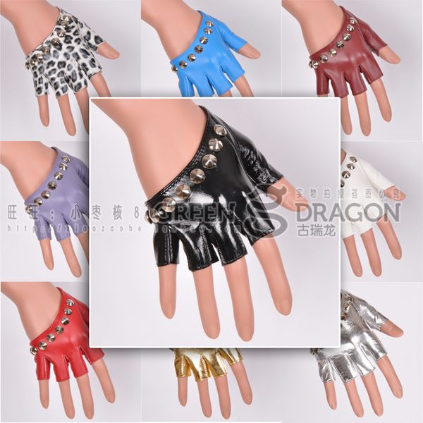 five fingers gloves women' fashion leather arrival lady half palm punk rivet semi-finger ds costume steel pipe jazz glove, Blue;gray
five fingers gloves women' fashion leather arrival lady half palm punk rivet semi-finger ds costume steel pipe jazz glove, Blue;gray