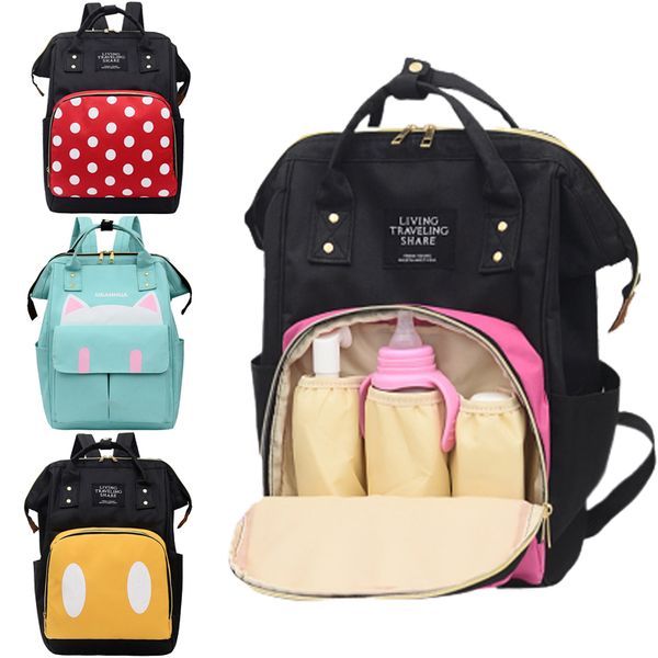 fashion cartoon mummy maternity nappy bag large capacity baby bag travel backpack nursing for baby care nappy hand
fashion cartoon mummy maternity nappy bag large capacity baby bag travel backpack nursing for baby care nappy hand