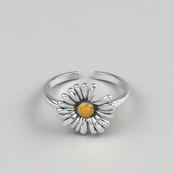 coolkala sterling silver temperament daisy simple hipster all-match opening ring for girls, Golden;silver
coolkala sterling silver temperament daisy simple hipster all-match opening ring for girls, Golden;silver