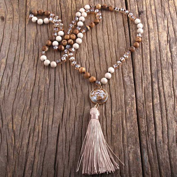 md fashion boho jewelry stones long knotted semi precious stone tassel necklaces dropship, Silver
md fashion boho jewelry stones long knotted semi precious stone tassel necklaces dropship, Silver