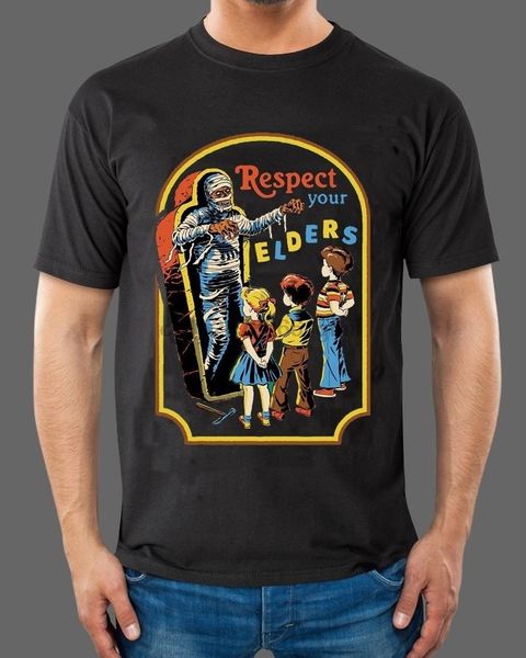 respect your elders vintage illustration funny t-shirt hipsters grunge nostalgia black tee
respect your elders vintage illustration funny t-shirt hipsters grunge nostalgia black tee