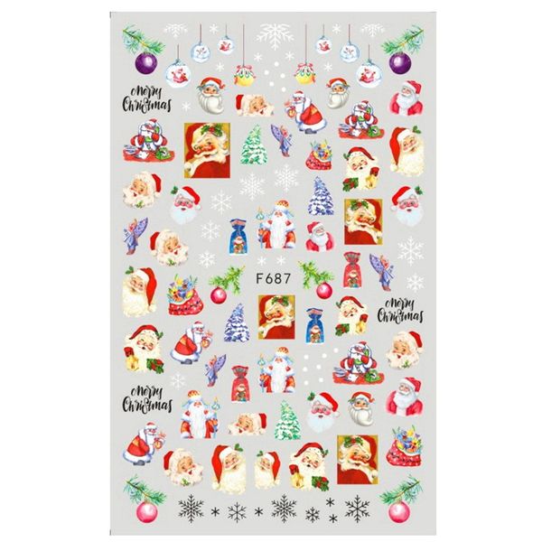 uprettego super thin self adhesive 3d nail art nail slider sticker christmas xmas santa snowman halloween ghost f682-691, Black
uprettego super thin self adhesive 3d nail art nail slider sticker christmas xmas santa snowman halloween ghost f682-691, Black