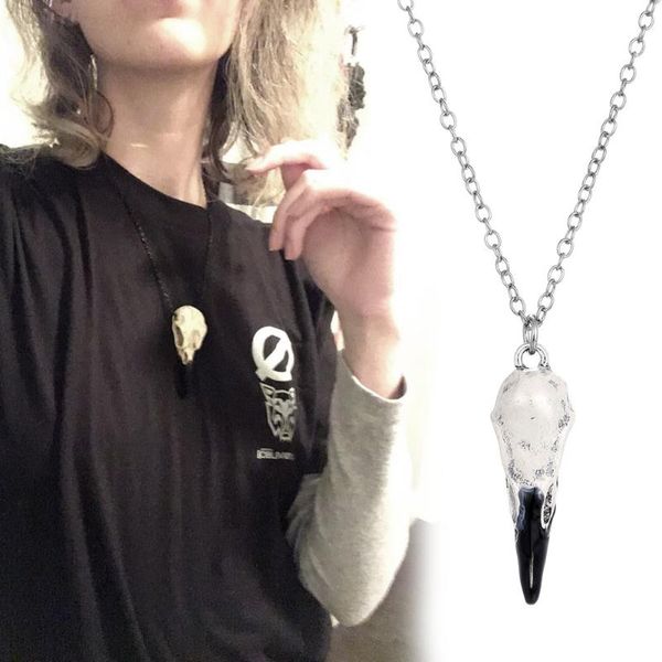 raven skull necklace 3d alloy gothic gift halloween accessories birds skull devil punk pendant jewelry nyz shop, Silver
raven skull necklace 3d alloy gothic gift halloween accessories birds skull devil punk pendant jewelry nyz shop, Silver