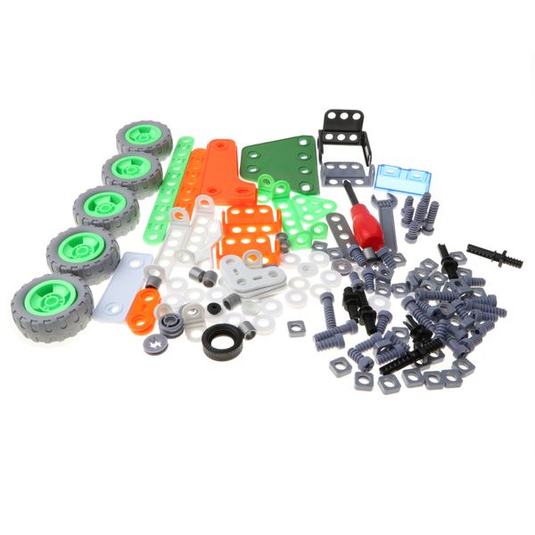 161pcs diy assemble 5 in 1 take apart vehicle toy set for kids toddlers, plastic building blocks toy
161pcs diy assemble 5 in 1 take apart vehicle toy set for kids toddlers, plastic building blocks toy
