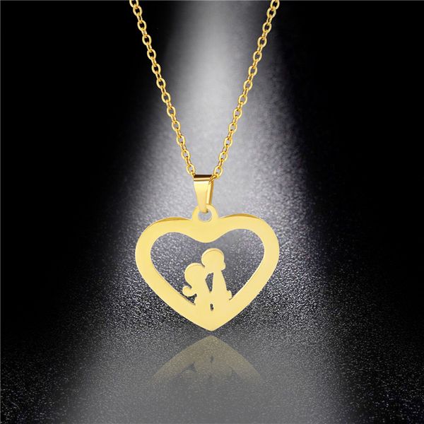 pendant necklaces fashion stainless steel peach heart korean version couple kiss necklace flat cut jewelry, Silver
pendant necklaces fashion stainless steel peach heart korean version couple kiss necklace flat cut jewelry, Silver