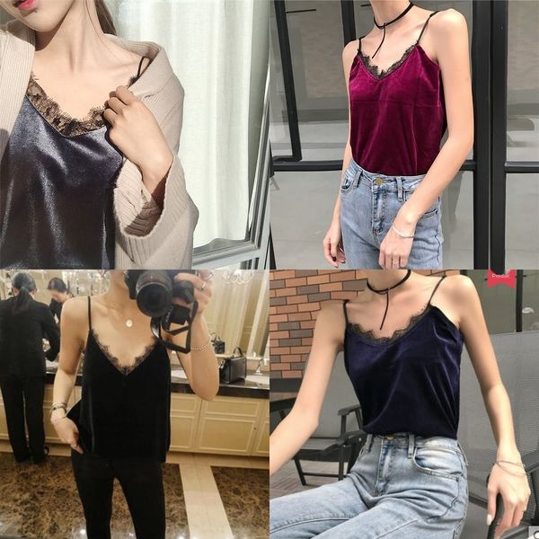 autumn and vest lace vest winter new women's wear with black lace slim bottoming thin camisole bi0x7, Black;gray
autumn and vest lace vest winter new women's wear with black lace slim bottoming thin camisole bi0x7, Black;gray