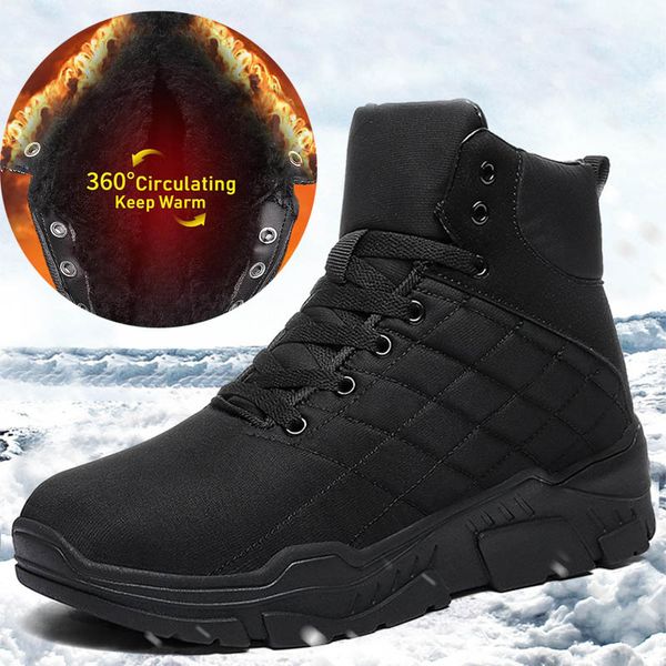 gtime cold winter boots men ankle snow shoes waterproof keep warm plush mens winter footwear outdoor anti-slip botas sxyz993, Black
gtime cold winter boots men ankle snow shoes waterproof keep warm plush mens winter footwear outdoor anti-slip botas sxyz993, Black