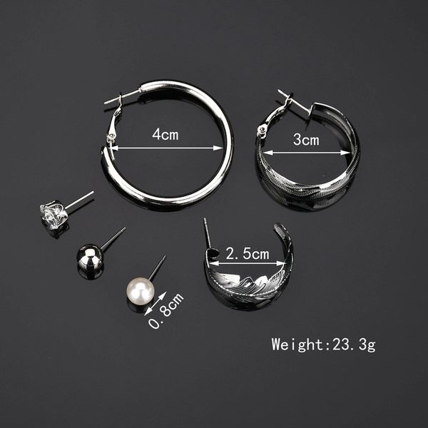 quality 6 pairs/set trendy female rhinestone crystal stud earrings for women gold circle earring set mix punk style jewelry
quality 6 pairs/set trendy female rhinestone crystal stud earrings for women gold circle earring set mix punk style jewelry
