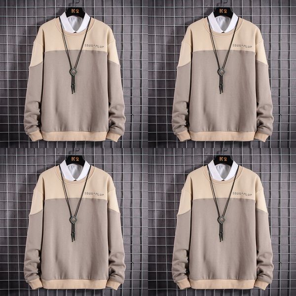spring men's sportswear sweater sweatercasual long-sleeved 2020 trendy new men's round collar sweater sportswear xzksg, Black
spring men's sportswear sweater sweatercasual long-sleeved 2020 trendy new men's round collar sweater sportswear xzksg, Black