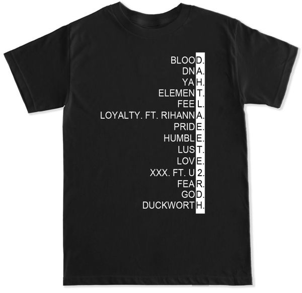 2019 для man tee рубашки damn треклист ламар hip hop тройники rap trap drake kanye футболки
2019 для man tee рубашки damn треклист ламар hip hop тройники rap trap drake kanye футболки