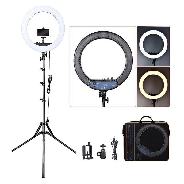 fosoto rl-18ii pgraphic lighting 18 inch ring light 512pcs led ringlight lamp with tripod for camera phone makeup youtube lj200910
fosoto rl-18ii pgraphic lighting 18 inch ring light 512pcs led ringlight lamp with tripod for camera phone makeup youtube lj200910