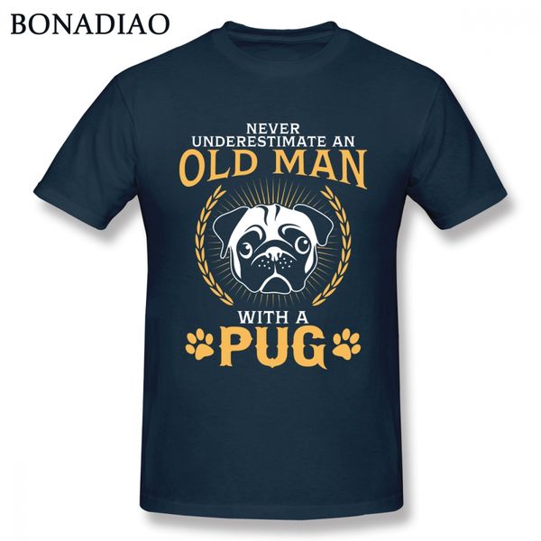 never underestimate an old man with a pug t shirt for male new camiseta 100% cotton tees
never underestimate an old man with a pug t shirt for male new camiseta 100% cotton tees