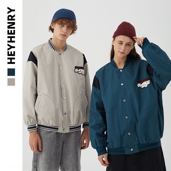 heyhenry2020 нового корейского стиля костюм пара свободного костюма бейсбол suitbaseball uniformbf осень мода harajuku куртка 99ot9, Blue
heyhenry2020 нового корейского стиля костюм пара свободного костюма бейсбол suitbaseball uniformbf осень мода harajuku куртка 99ot9, Blue
