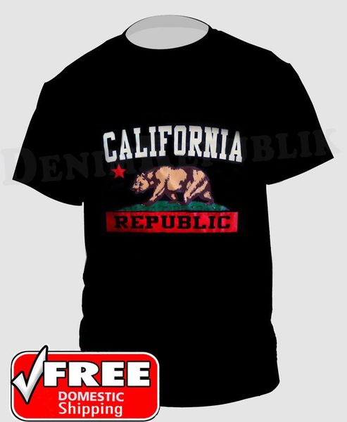 california re state bear black t-shirt cali life graphic new mens tee
california re state bear black t-shirt cali life graphic new mens tee