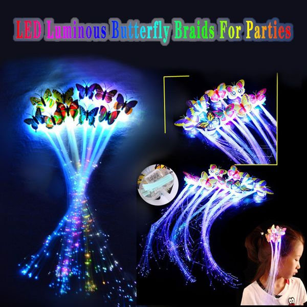 led luminous colorful butterfly braid for christmas party fiber optic hairpin flash braid colorful wig headdress ing
led luminous colorful butterfly braid for christmas party fiber optic hairpin flash braid colorful wig headdress ing