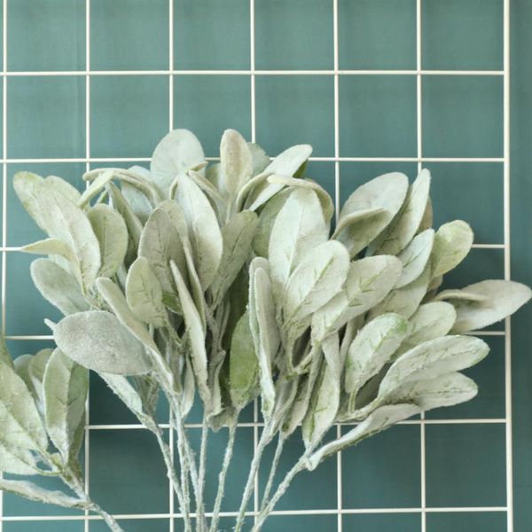 artificial leaf fake green plants lambs ear leaf greenery simulation flocking leaves home wedding floral decor
artificial leaf fake green plants lambs ear leaf greenery simulation flocking leaves home wedding floral decor