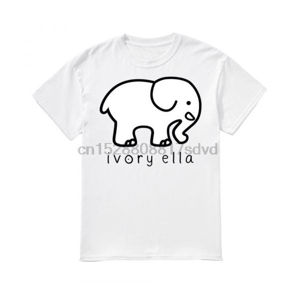 2020 fashion men t shirt ivory ella shirt print casual 100% cotton