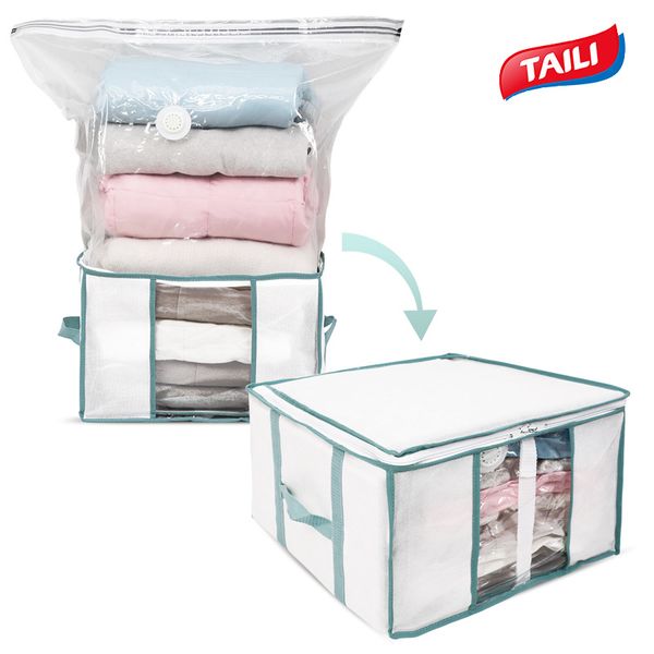 foldable storage box for clothes/pillow/quilts/duvet organizer built in vacuum bag moisture&insect proof for saving space
foldable storage box for clothes/pillow/quilts/duvet organizer built in vacuum bag moisture&insect proof for saving space