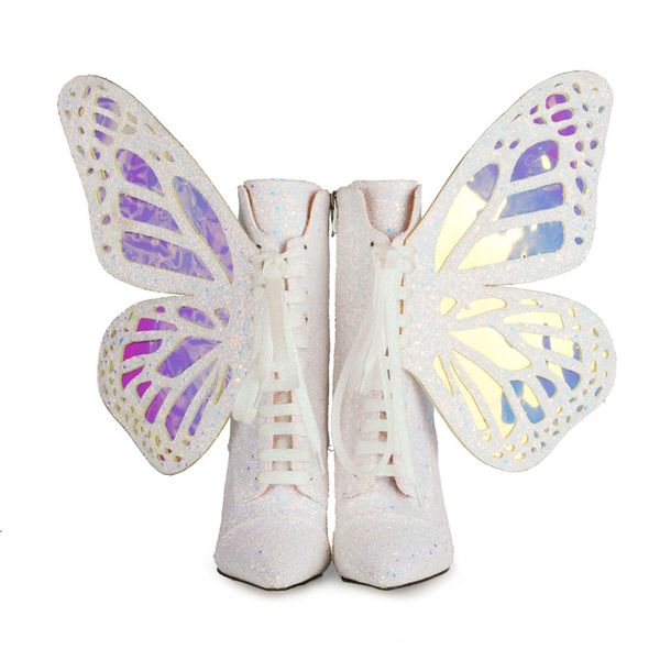 blingbling wing cross-tied ankle boots for women rhinestone pointed toe lace-up boots sweet dreamy princess high heels, Black
blingbling wing cross-tied ankle boots for women rhinestone pointed toe lace-up boots sweet dreamy princess high heels, Black
