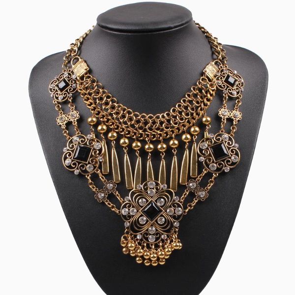 pendant necklaces 2021 arrival design fashion brand statement necklace chunky crystal vintage alloy chain for women jewelry, Silver
pendant necklaces 2021 arrival design fashion brand statement necklace chunky crystal vintage alloy chain for women jewelry, Silver