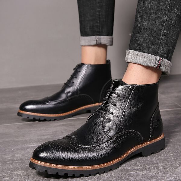 2020 autumn early winter shoes men boots leather casual shoes men ankle boots fashion brand male black ka1967
2020 autumn early winter shoes men boots leather casual shoes men ankle boots fashion brand male black ka1967