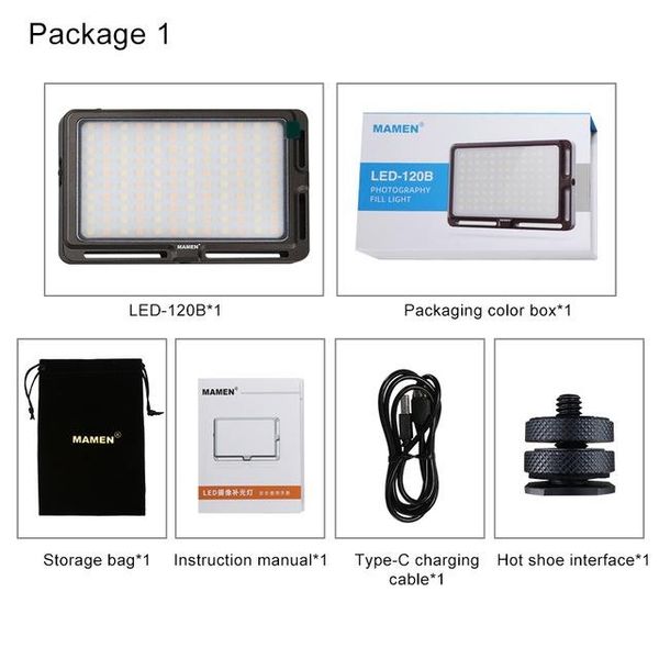 onsumer electronics mamen ultra thin dimmable led video light 120 pcs cri96 oled display with battery on camera dslr pgraphy lighting
onsumer electronics mamen ultra thin dimmable led video light 120 pcs cri96 oled display with battery on camera dslr pgraphy lighting