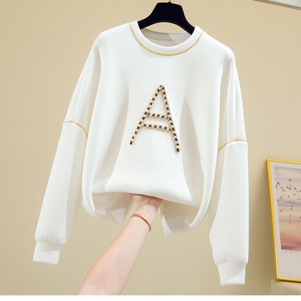 женские пуловеры pulloverembroidered pulloversweater 2020 осень и зима нового корейский стиль моды все соответствует рыхлому письму вышитого, Black 
женские пуловеры pulloverembroidered pulloversweater 2020 осень и зима нового корейский стиль моды все соответствует рыхлому письму вышитого, Black