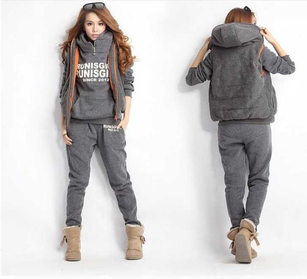women men sport suits tracksuits pullover hooded pants 2 piece set casual womens sweat shirts suits sweatsuits clothing hoodies s-xxxl, Gray
women men sport suits tracksuits pullover hooded pants 2 piece set casual womens sweat shirts suits sweatsuits clothing hoodies s-xxxl, Gray