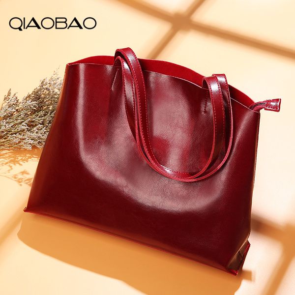 qiaobao 2020 women bag big hand fashion handbags cowhide bag women designer handbags 100% genuine leather female totes
qiaobao 2020 women bag big hand fashion handbags cowhide bag women designer handbags 100% genuine leather female totes