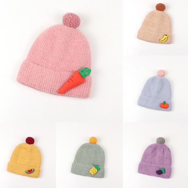 children's caps baby hat bonnet newborn girl boy baby infant winter warm fruit earflap knit crochet beanie #3, Yellow
children's caps baby hat bonnet newborn girl boy baby infant winter warm fruit earflap knit crochet beanie #3, Yellow