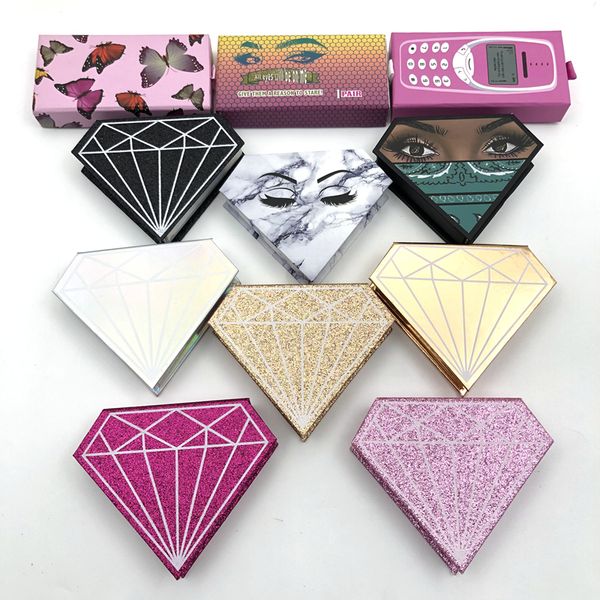 20/50pcs custom packaging diamond shape holography case with tray wholesale mink lashes private label logo packing box bulk
20/50pcs custom packaging diamond shape holography case with tray wholesale mink lashes private label logo packing box bulk