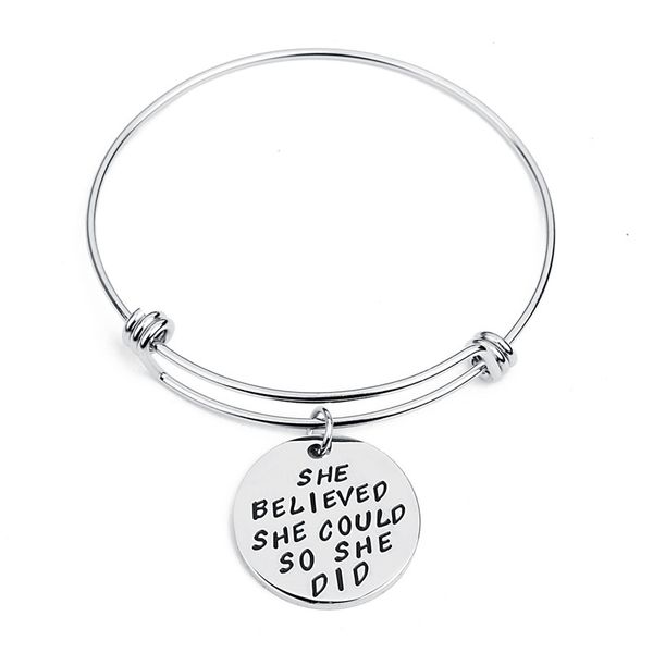 louleur 65mm diameter stainless steel bracelets for women simple round pendant engraved bangle bracelet for female jewelry f9558, Black
louleur 65mm diameter stainless steel bracelets for women simple round pendant engraved bangle bracelet for female jewelry f9558, Black