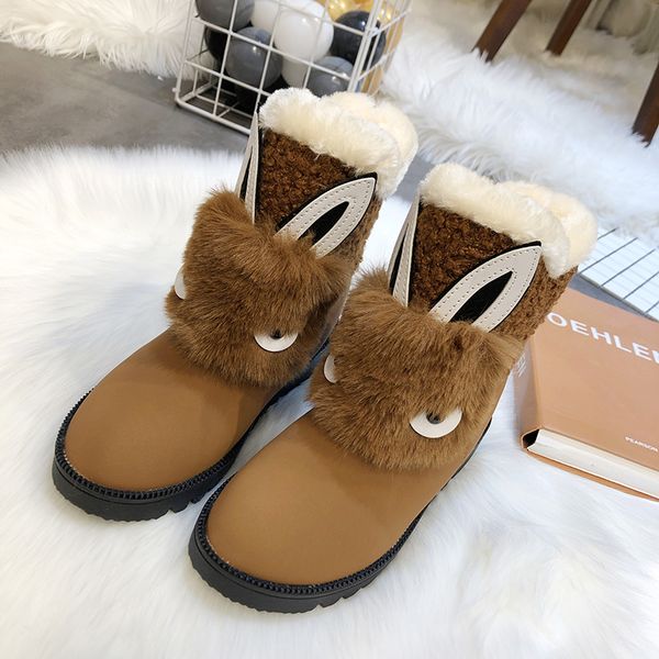 warm winter boots women snow boots winter shoes ankle ears for women female shoes u11-12, Black
warm winter boots women snow boots winter shoes ankle ears for women female shoes u11-12, Black