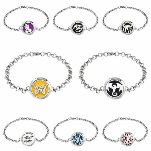 charm bracelets butterfly 25mm diffuser bracelet 316l stainless steel women bangle essential oil aroma locket with 10pcs pads, Golden;silver
charm bracelets butterfly 25mm diffuser bracelet 316l stainless steel women bangle essential oil aroma locket with 10pcs pads, Golden;silver