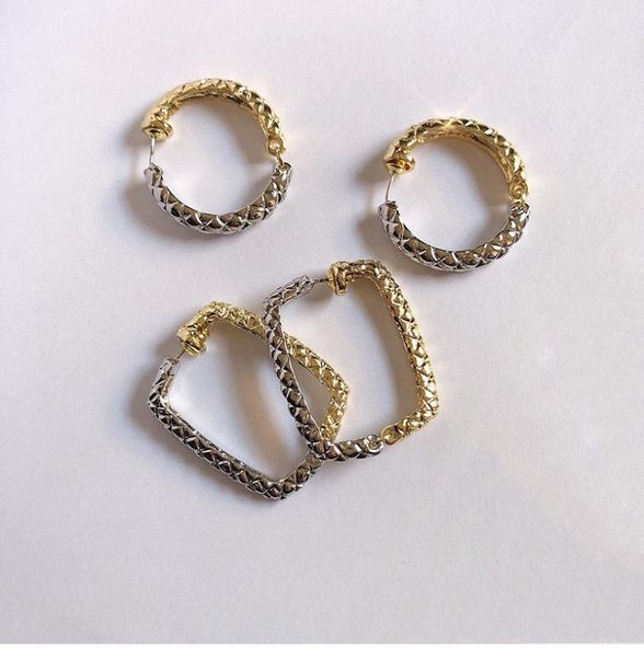 vintage earrings goth metal geometric square earrings for women gothic jewelry plaid punk gold hoop femme brincos, Golden;silver
vintage earrings goth metal geometric square earrings for women gothic jewelry plaid punk gold hoop femme brincos, Golden;silver