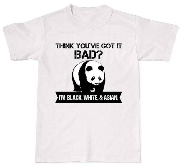 panda подумайте, вы получили это bad black mens белый азиатских женщин хлопок t-shirt t ши
panda подумайте, вы получили это bad black mens белый азиатских женщин хлопок t-shirt t ши