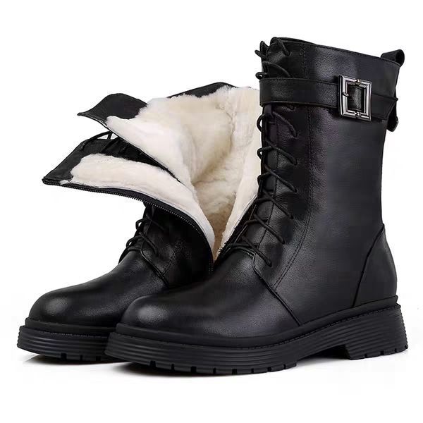 boots plus velvet women winter british style ladies ankle non-slip thick warm, Black
boots plus velvet women winter british style ladies ankle non-slip thick warm, Black