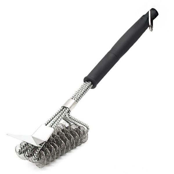 bbq cleaning brush stainless steel spring barbecue brush with scraper barbecue cleaning steel wire brush bbq tools
bbq cleaning brush stainless steel spring barbecue brush with scraper barbecue cleaning steel wire brush bbq tools