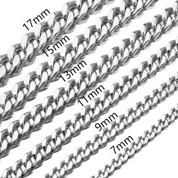 granny chic men miami cuban link polished chain hip hop jewelry chains thick stainless steel big chunky necklace gift, Silver
granny chic men miami cuban link polished chain hip hop jewelry chains thick stainless steel big chunky necklace gift, Silver
