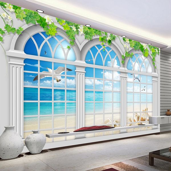custom 3d p wallpaper window seascape large mural living room sofa tv background waterproof self-adhesive wall sticker beach
custom 3d p wallpaper window seascape large mural living room sofa tv background waterproof self-adhesive wall sticker beach