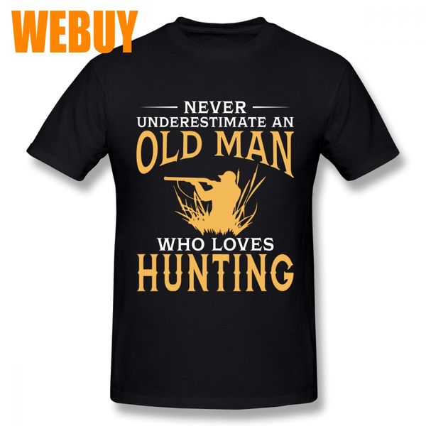 new hip hop never underestimate an old man who loves hunting t-shirt male round collar homme tee shirt
new hip hop never underestimate an old man who loves hunting t-shirt male round collar homme tee shirt