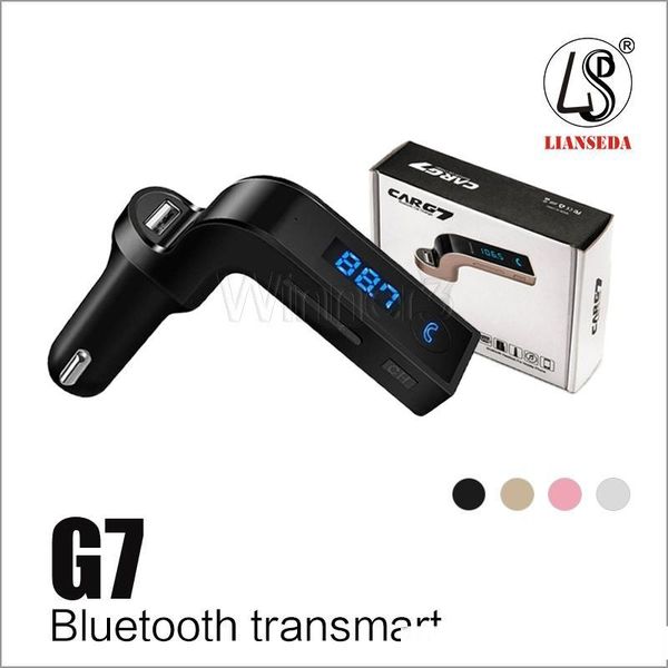 car g7 bluetooth mp3 fm transmitter bluetooth wireless car kit hands fm adapter transmitter with usb car charger with package
car g7 bluetooth mp3 fm transmitter bluetooth wireless car kit hands fm adapter transmitter with usb car charger with package