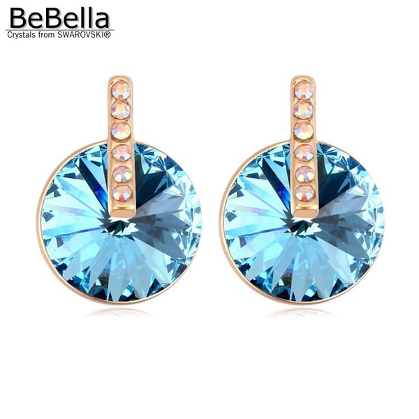 stud bebella trendy round earrings with crystals from original fashion jewelry for women girls christmas gift, Golden;silver
stud bebella trendy round earrings with crystals from original fashion jewelry for women girls christmas gift, Golden;silver