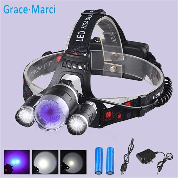 headlamps gm powerful 5w led headlamp 4-mode zoomable usb rechargeable headlight white 395nm uv light head torch for camping hunting
headlamps gm powerful 5w led headlamp 4-mode zoomable usb rechargeable headlight white 395nm uv light head torch for camping hunting