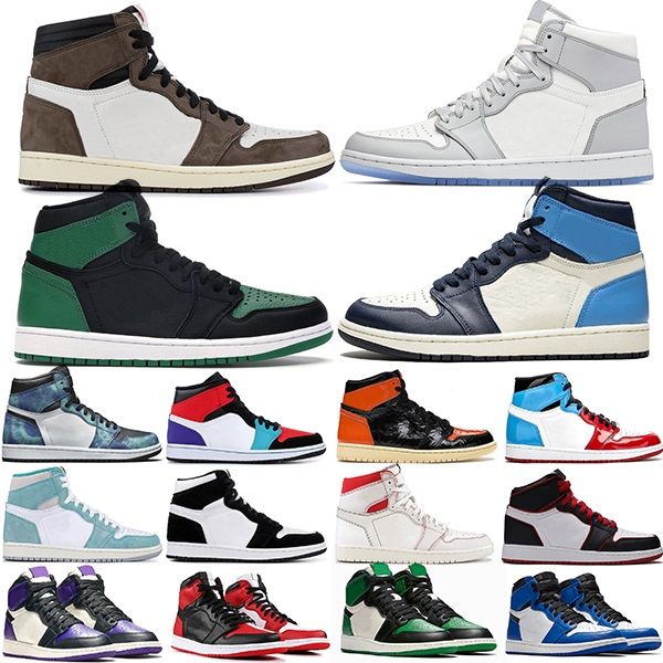 2020 jumpman 1 mens basketball shoes 1s royal toe pine green court purple obsidian tie dye smoke grey womens sports sneakers size 36-46
2020 jumpman 1 mens basketball shoes 1s royal toe pine green court purple obsidian tie dye smoke grey womens sports sneakers size 36-46