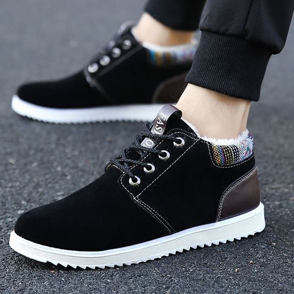 2020 winter warm ankle boots men casual shoes cotton plush man snow bootsrubber work boots men sneakers, Black
2020 winter warm ankle boots men casual shoes cotton plush man snow bootsrubber work boots men sneakers, Black