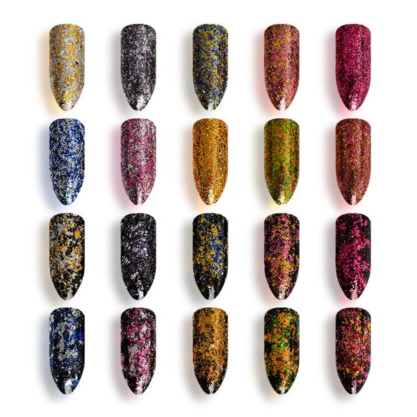magic mirror chameleon glitter nail flakes sequins powder gold silver red irregular paillette manicure nail decoration tips, Silver;gold
magic mirror chameleon glitter nail flakes sequins powder gold silver red irregular paillette manicure nail decoration tips, Silver;gold