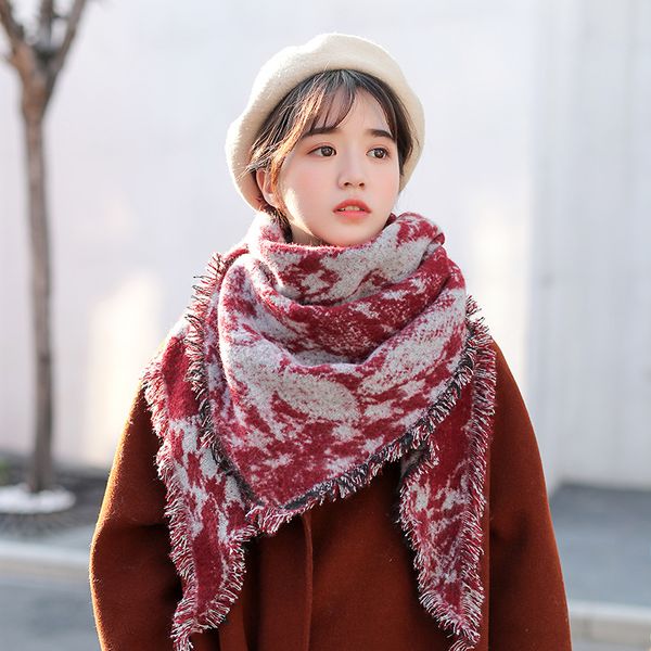 scarves korean style autumn winter fashion triangle scarf dual-use big shawl to keep warm imitation cashmere student wild bufanda, Blue;gray
scarves korean style autumn winter fashion triangle scarf dual-use big shawl to keep warm imitation cashmere student wild bufanda, Blue;gray